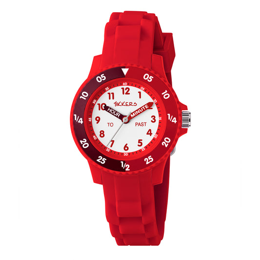 Tikkers Red Silicone Time Teacher