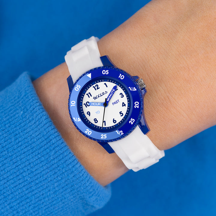 Tikkers White Silicone Time Teacher
