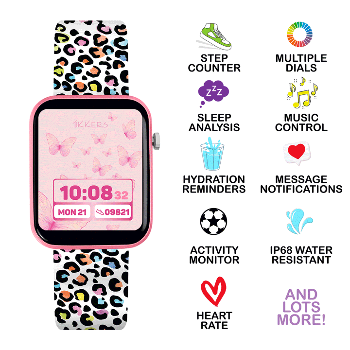 Tikkers Series 13 Pink Leopard Print Strap