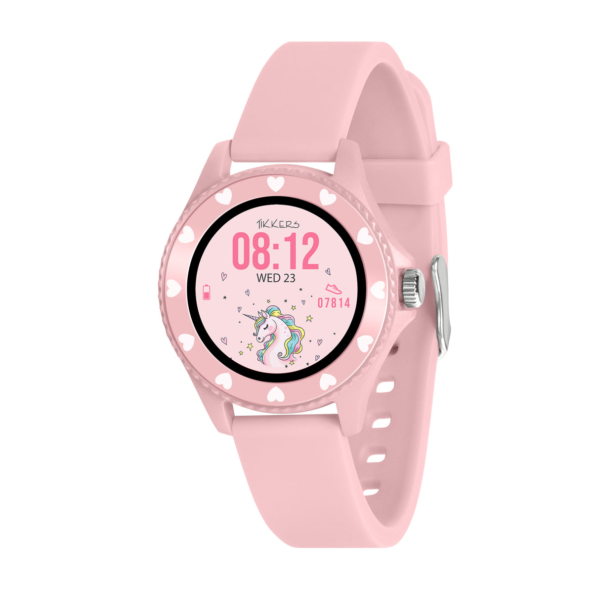 Tikkers Series 34 Smart Watch Pink Strap