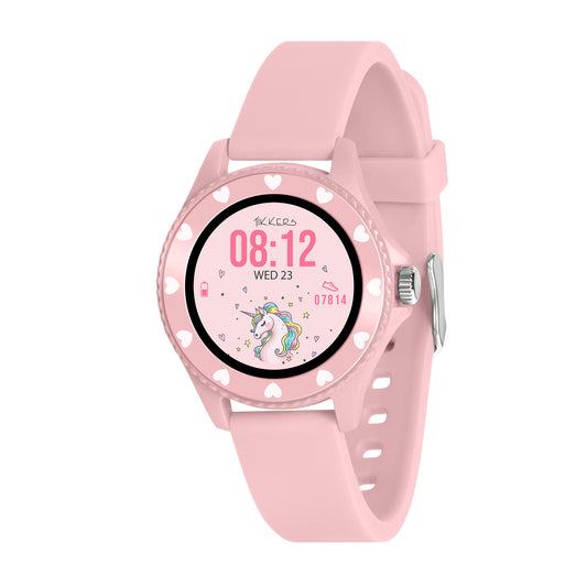 Tikkers Series 34 Smart Watch Pink Strap