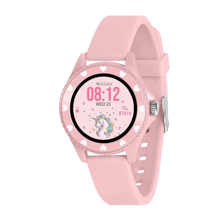 Tikkers Series 34 Smart Watch Pink Strap