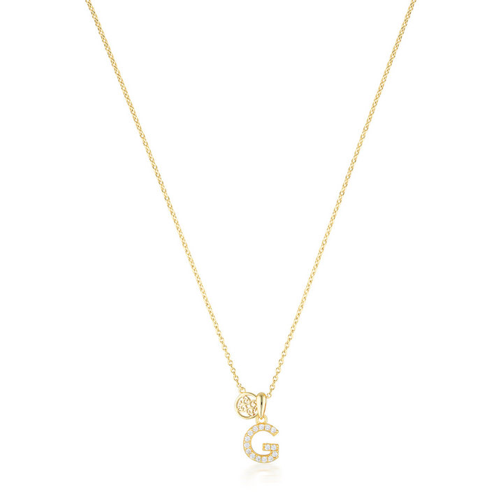 LUXURY LETTERS G INITIAL PENDANT GOLD