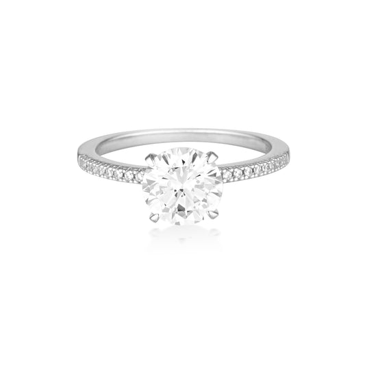 ICONIC BRIDAL FRANCESCA RING SILVER - 7