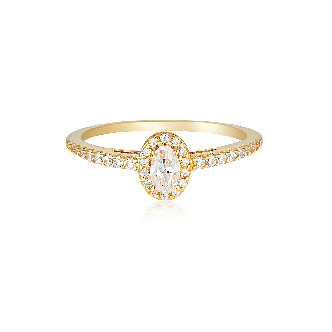 AURORA GLOW RING GOLD - 8