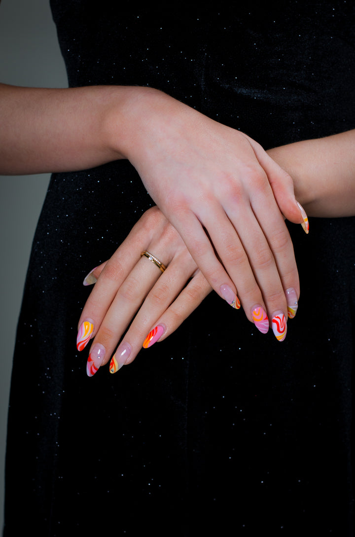 SUMMER SORBET FROSTY RING GOLD - 8