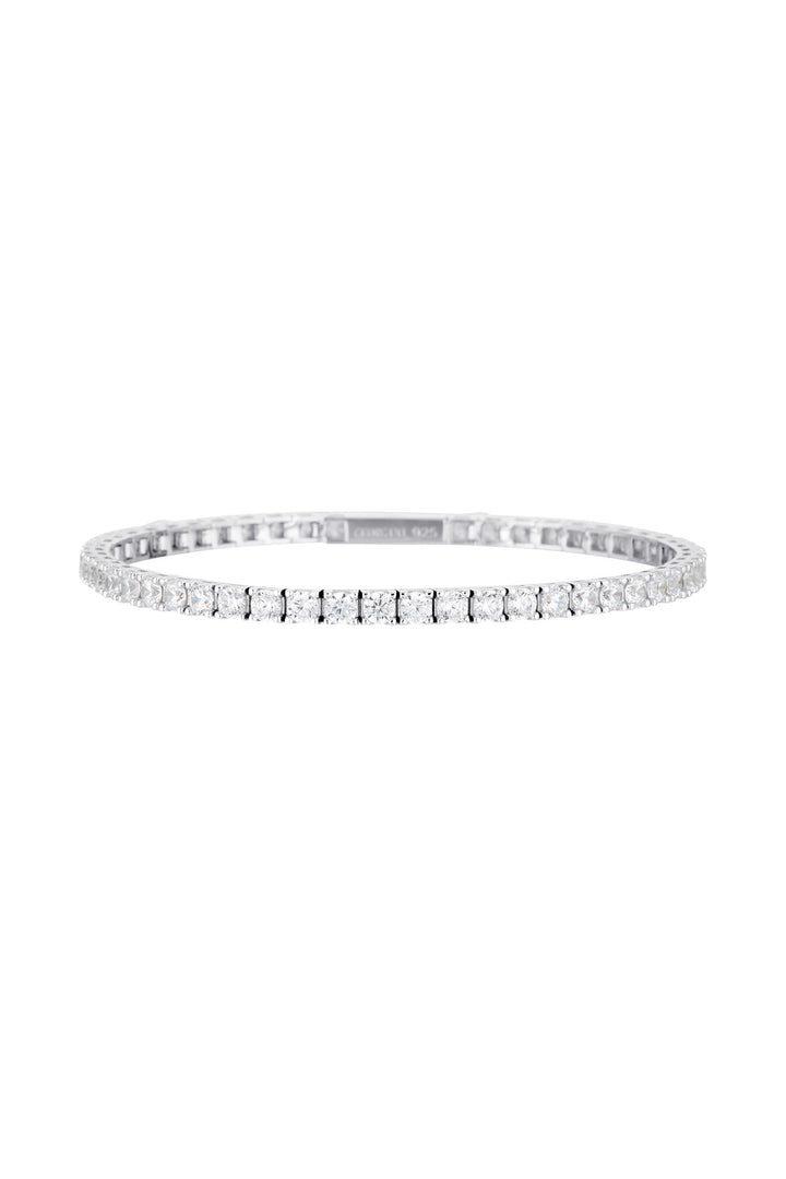 SELENA 3MM TENNIS BRACELET SMALL 16.5CM SILVER