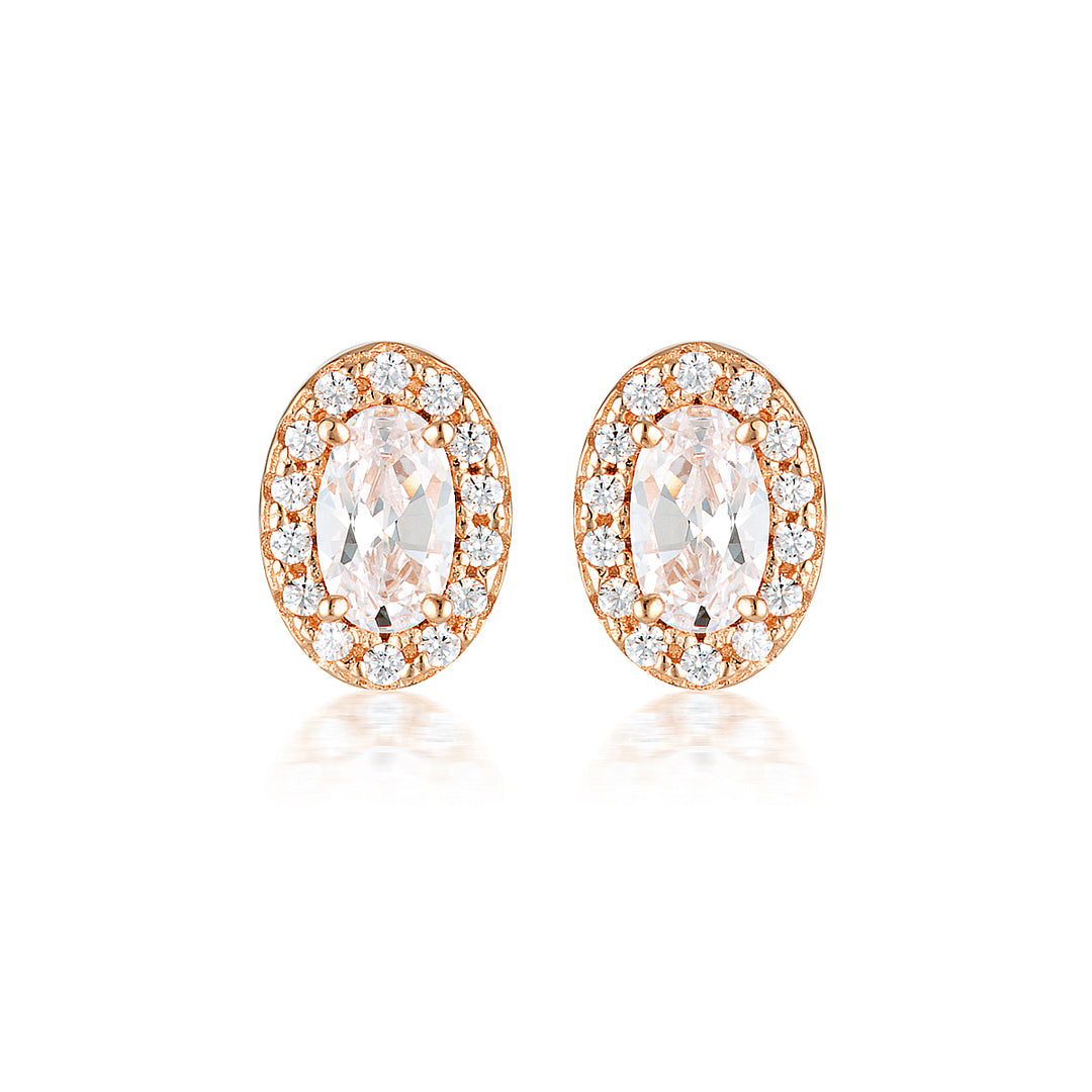 AURORA GLOW EARRINGS ROSE GOLD