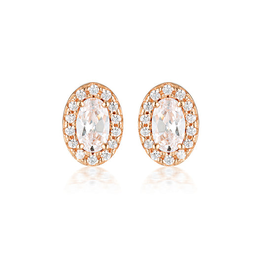AURORA GLOW EARRINGS ROSE GOLD