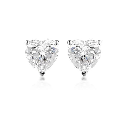 AURORA FIRST BLUSH EARRINGS SILVER