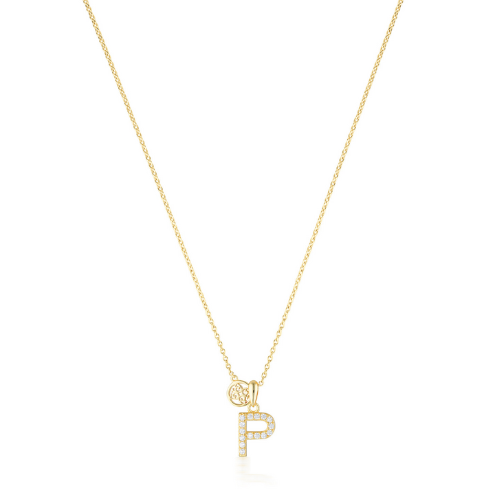 LUXURY LETTERS P INITIAL PENDANT GOLD