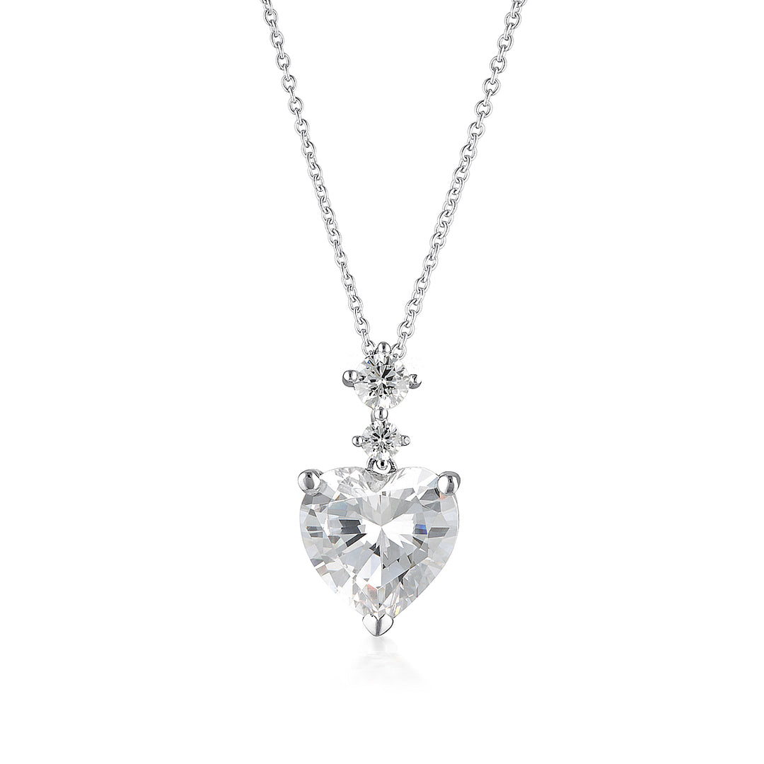 AURORA FIRST BLUSH PENDANT SILVER