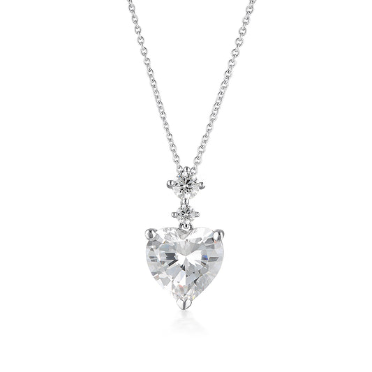 AURORA FIRST BLUSH PENDANT SILVER