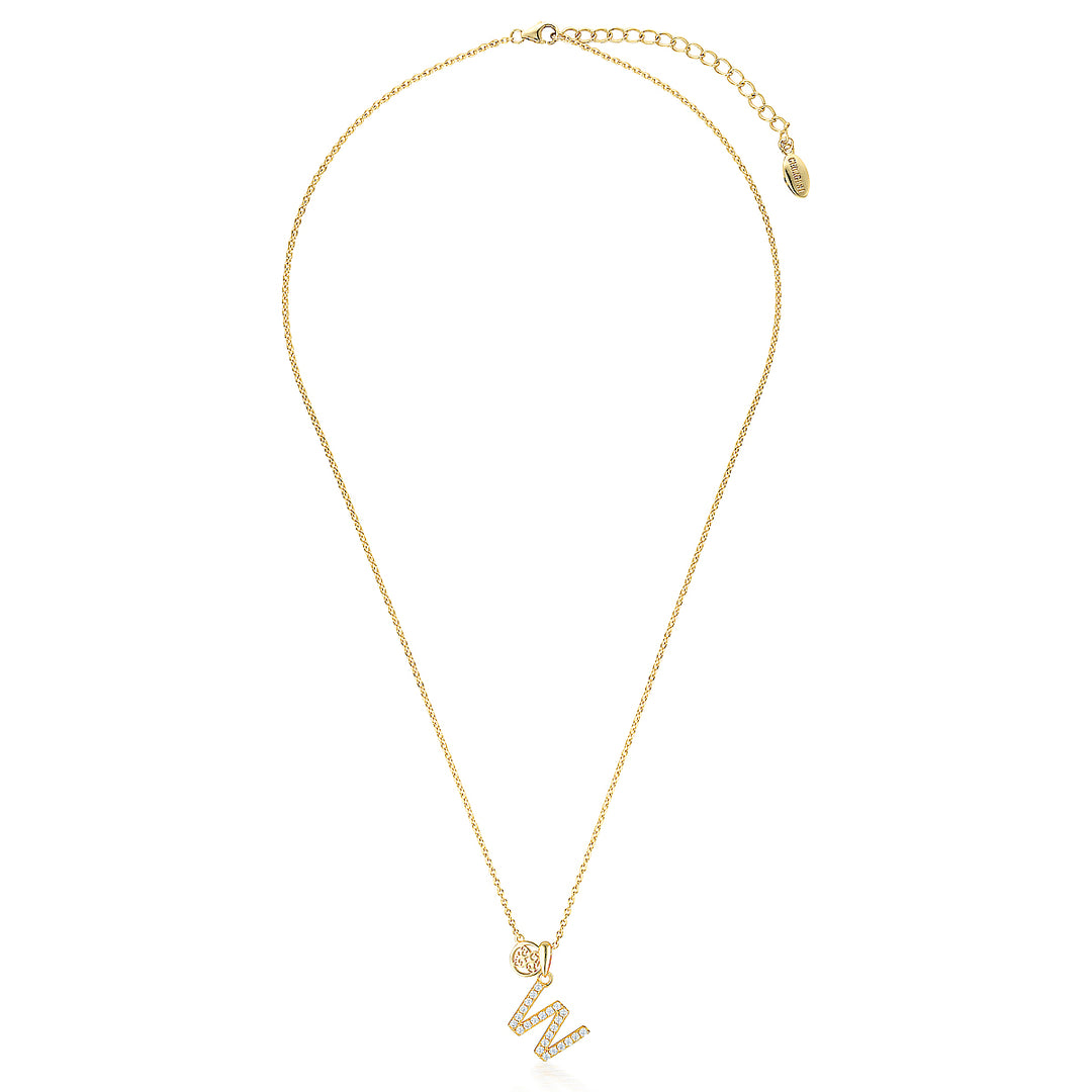 LUXURY LETTERS W INITIAL PENDANT GOLD