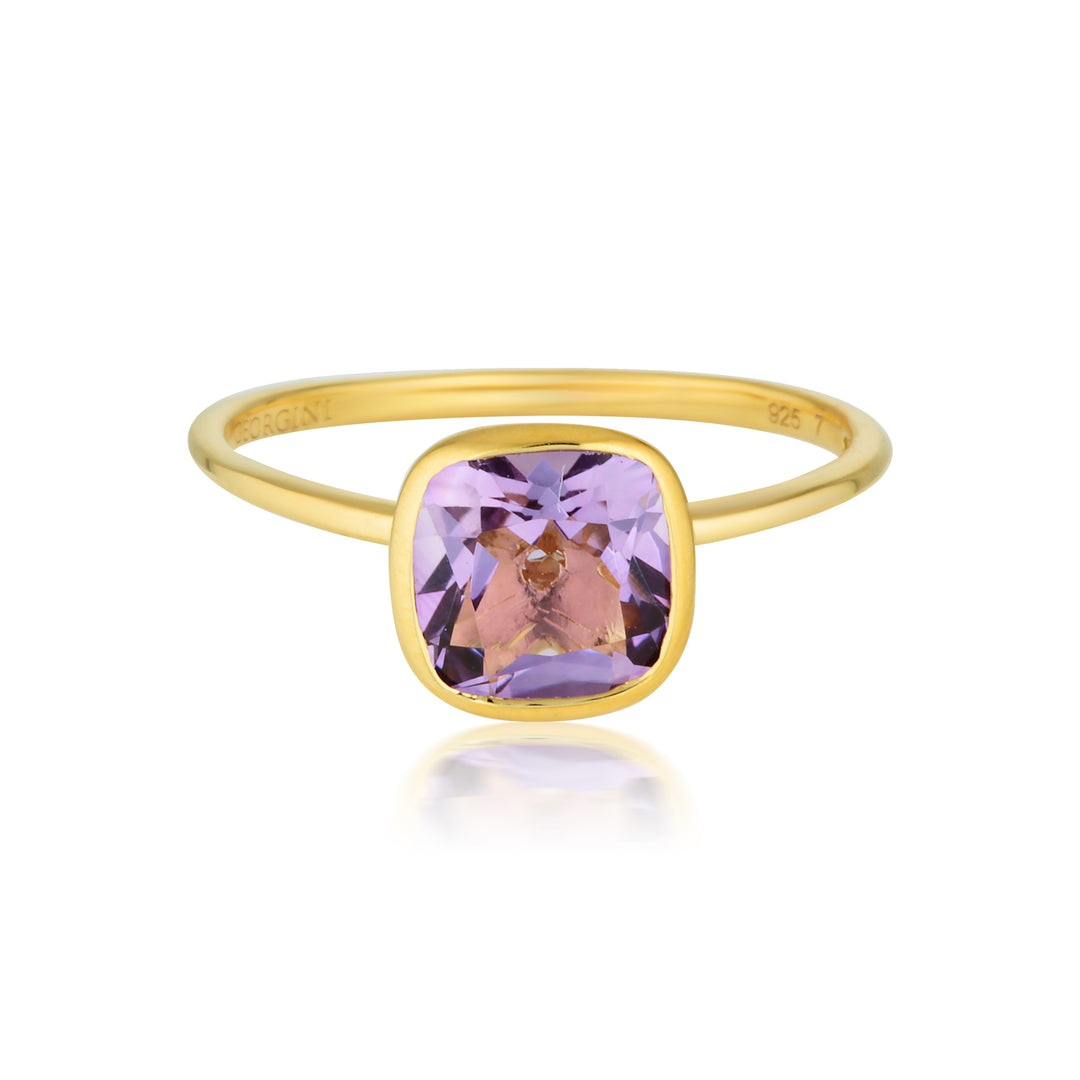 Georgini Doros Amethyst Gold Ring - 7