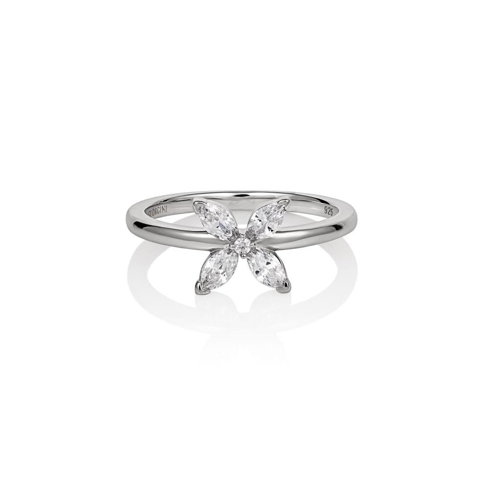 HEIRLOOM FAVOURED RING SILVER - 5